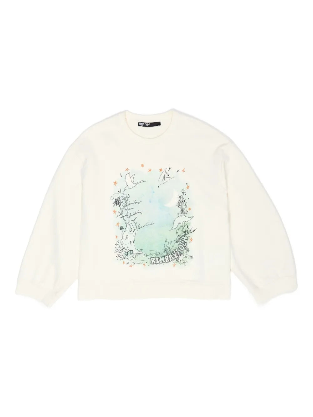 Bimba y Lola  swan print sweatshirt