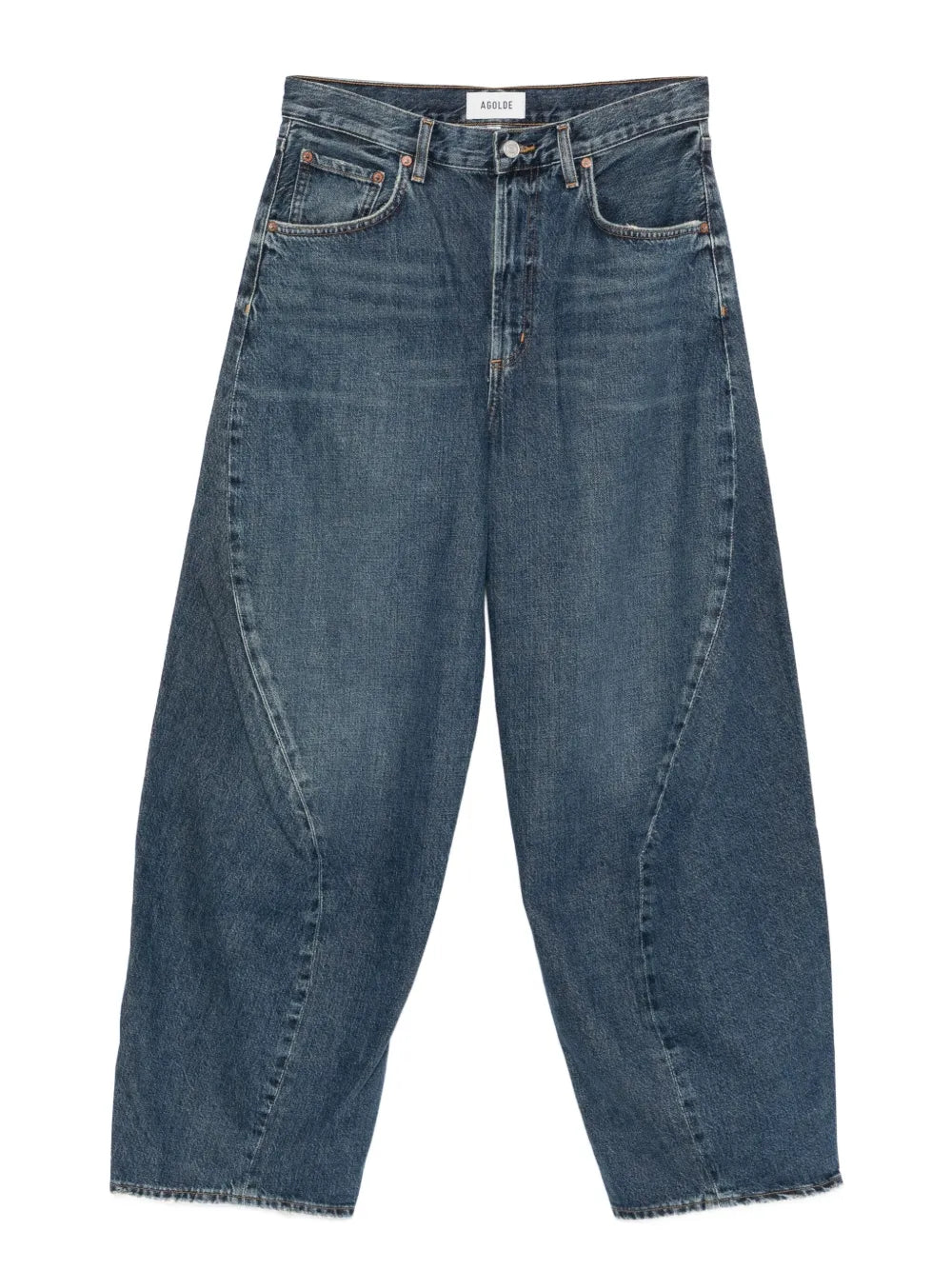 AGOLDE  panelled regenerative-cotton jeans