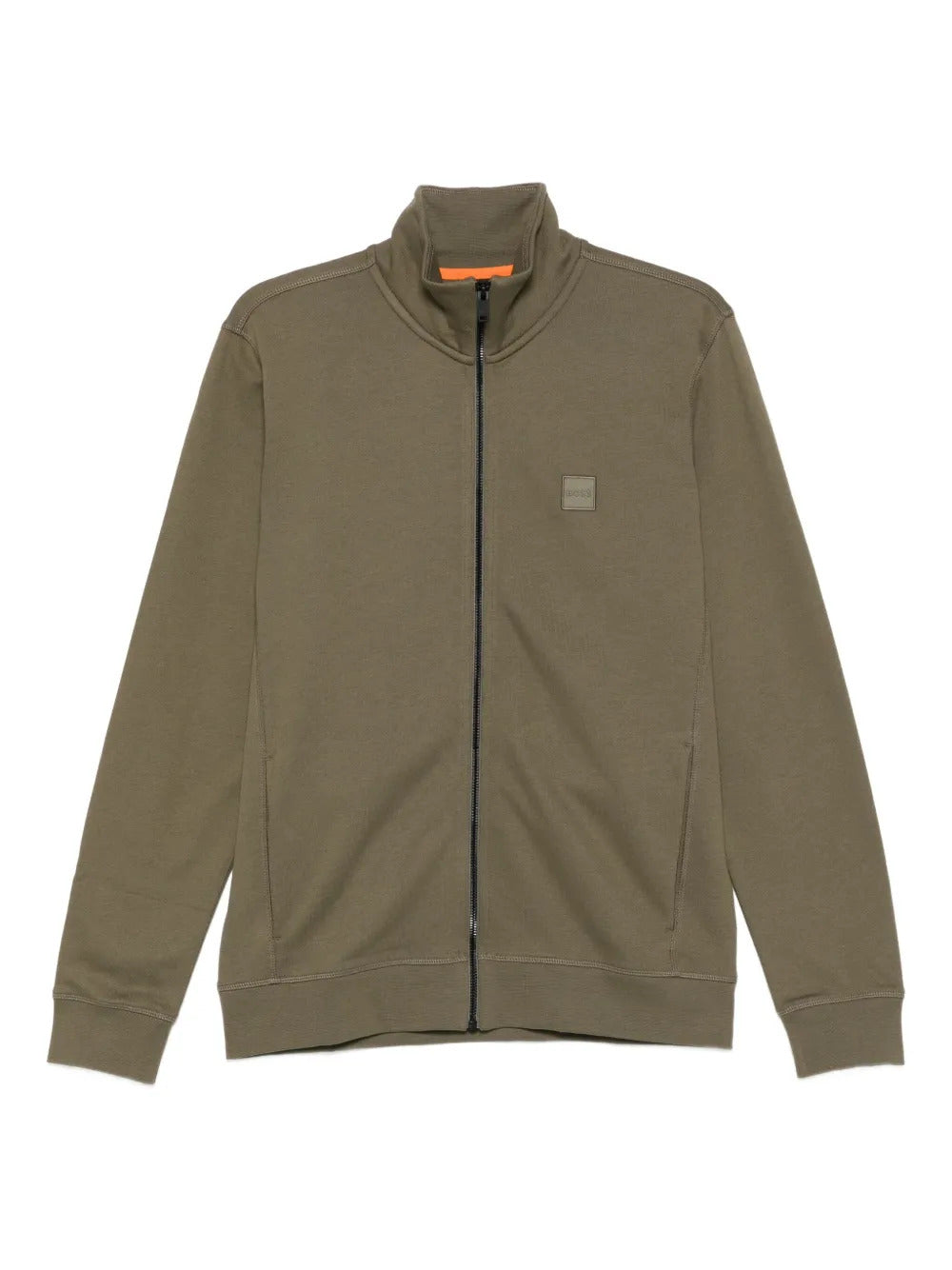 BOSS  zip-neck logo sweatshirt