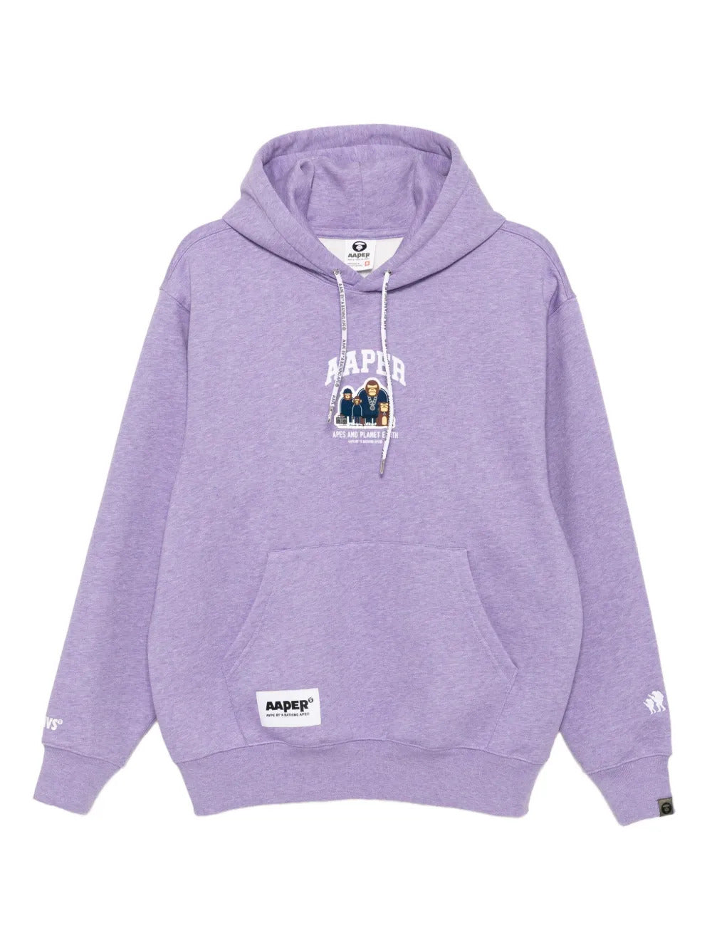 AAPE BY *A BATHING APE®  logo-plaque hoodie