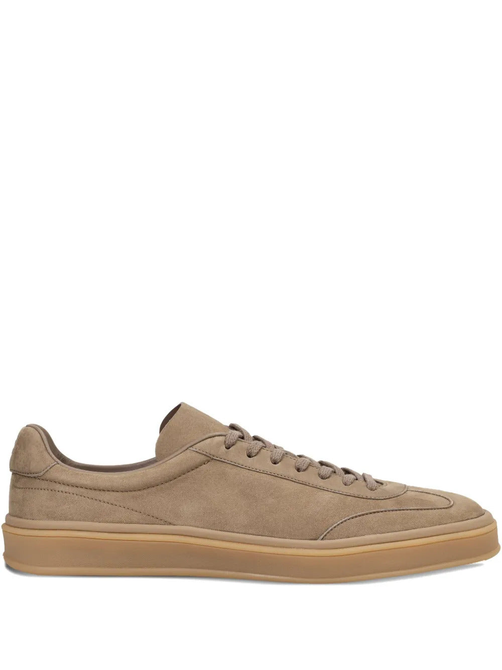 BOSS  x Beckham suede low-top sneakers