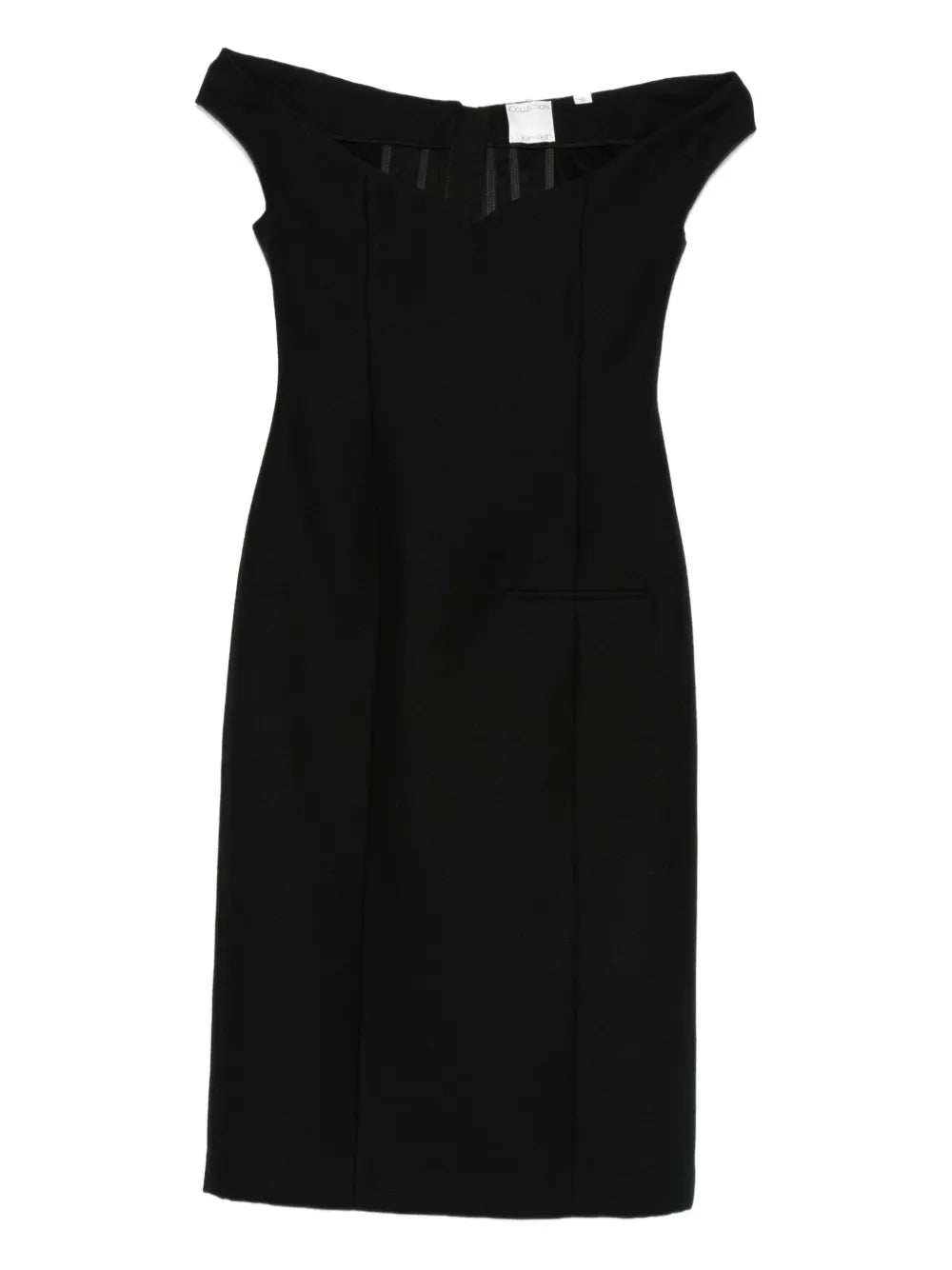 CALVIN KLEIN COLLECTION  v-neck sleeveless dress