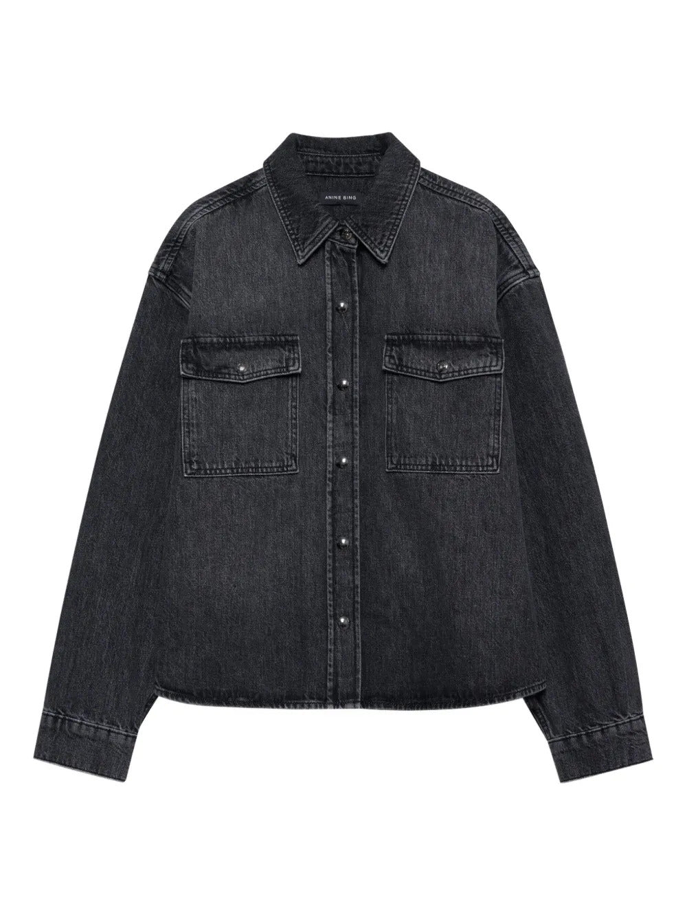 ANINE BING  Paxton double-pocket denim shirt