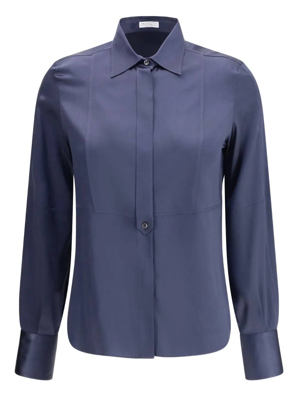 Brunello Cucinelli  long-sleeve silk shirt
