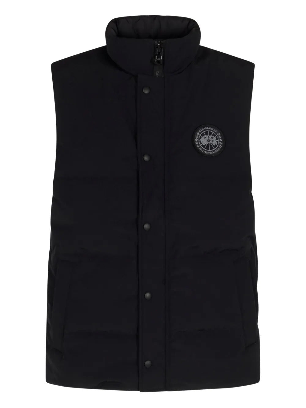 Canada Goose  cotton-blend mock-neck jacket