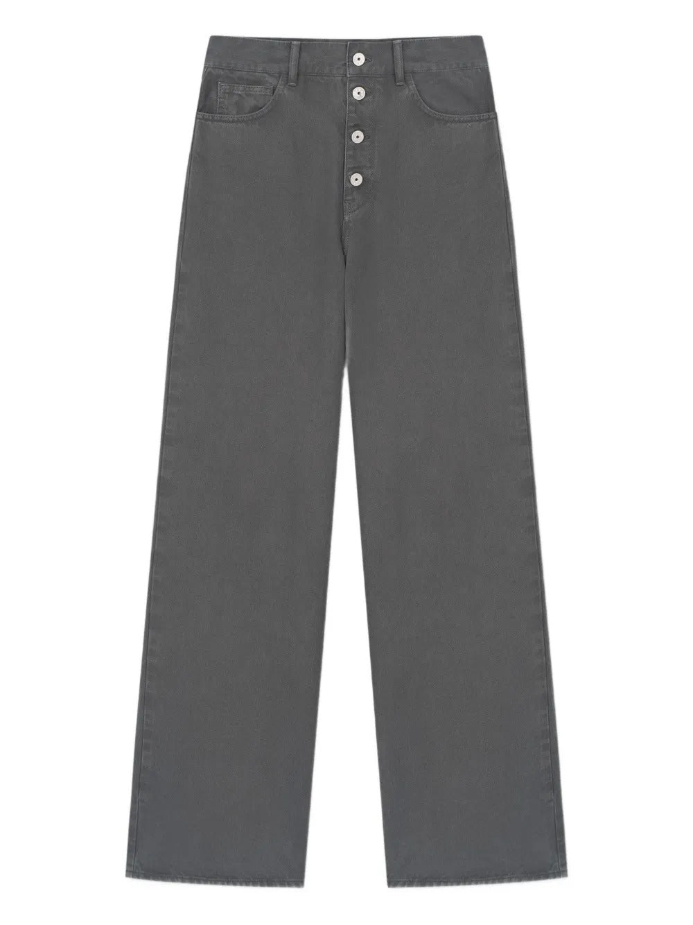 AERON  button-fastening wide-leg jeans