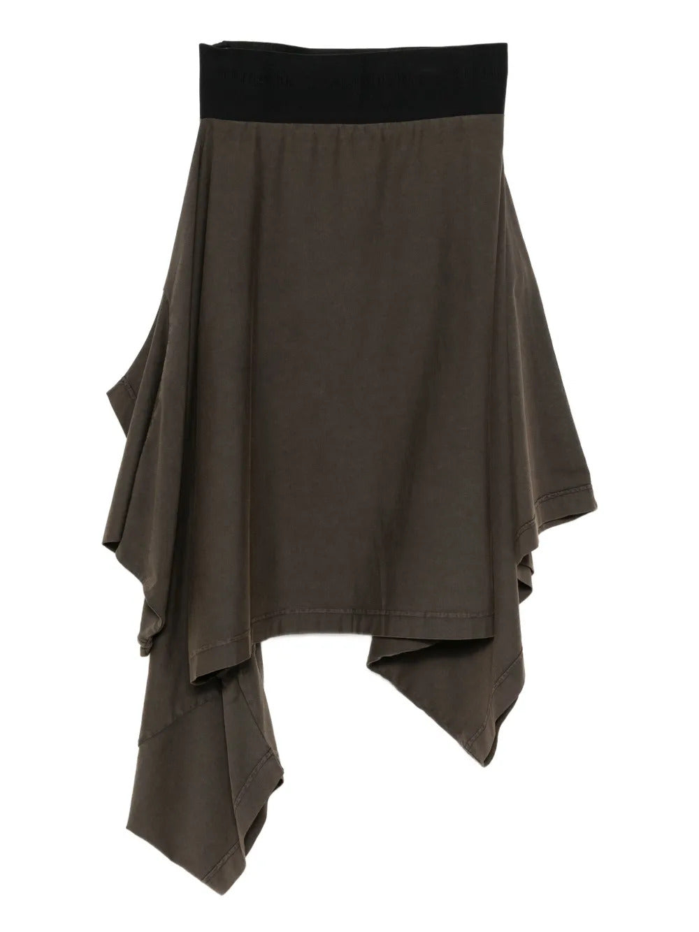ALAINPAUL  asymmetric hem a-line skirt