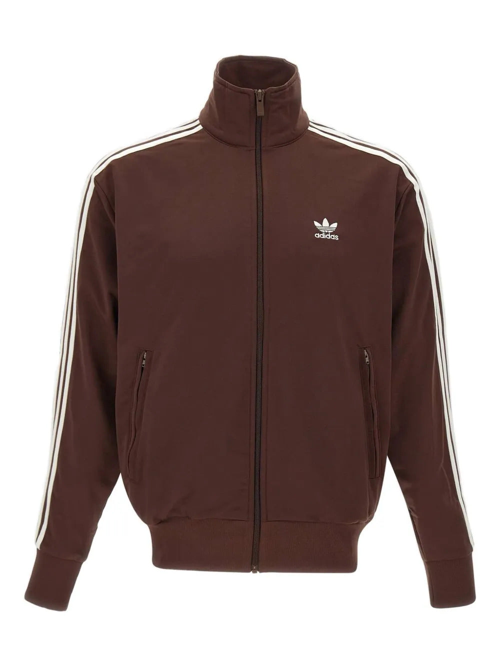 adidas  three-stripe high-neck track jacket