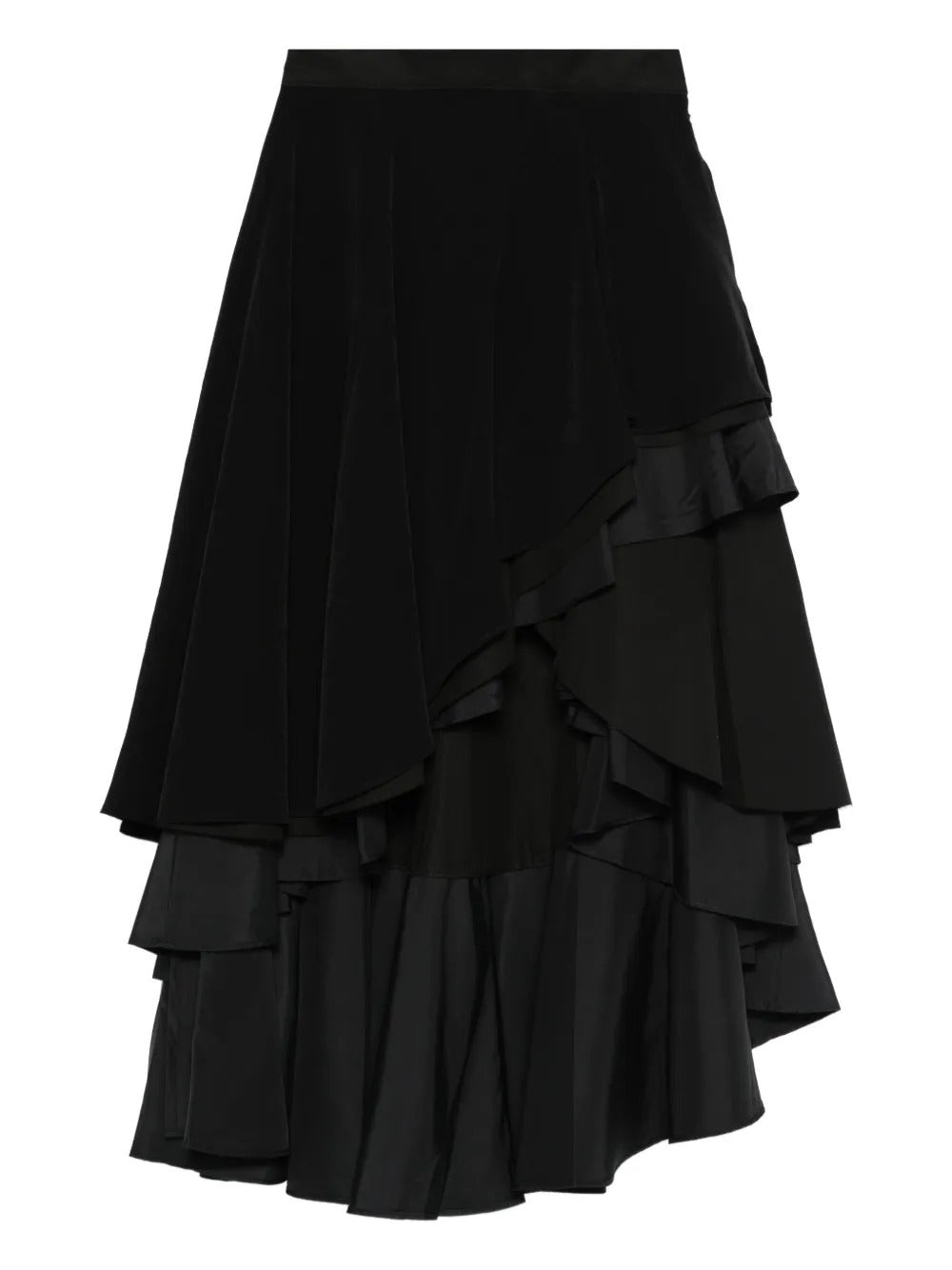 Yohji Yamamoto  asymmetric ruffled skirt