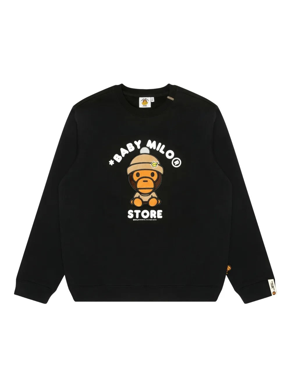 BABY MILO® STORE BY *A BATHING APE®  embroidered crew-neck sweatshirt