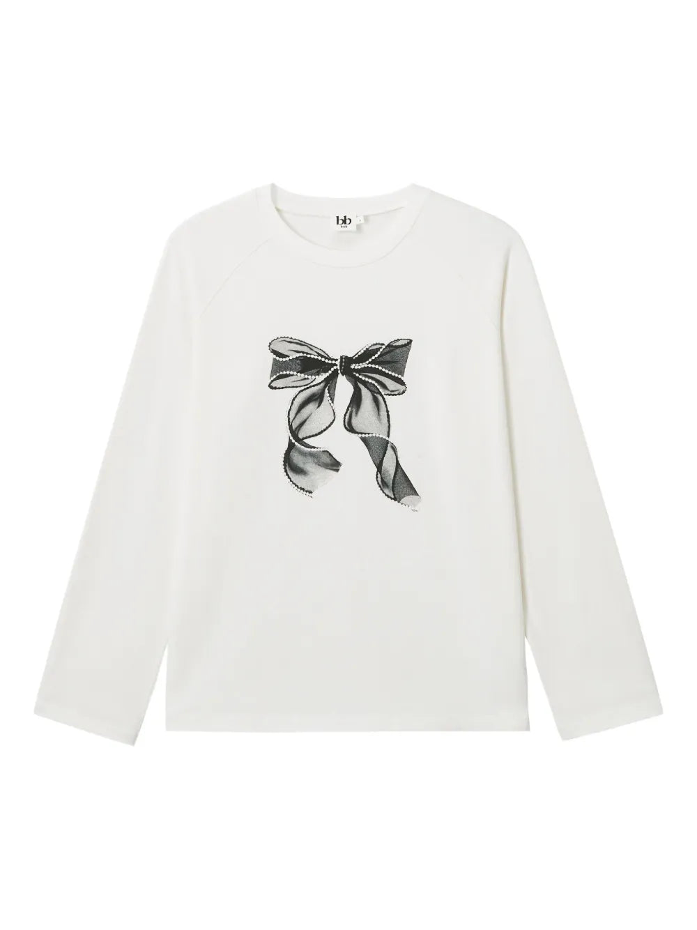 b+ab  bow sweatshirt