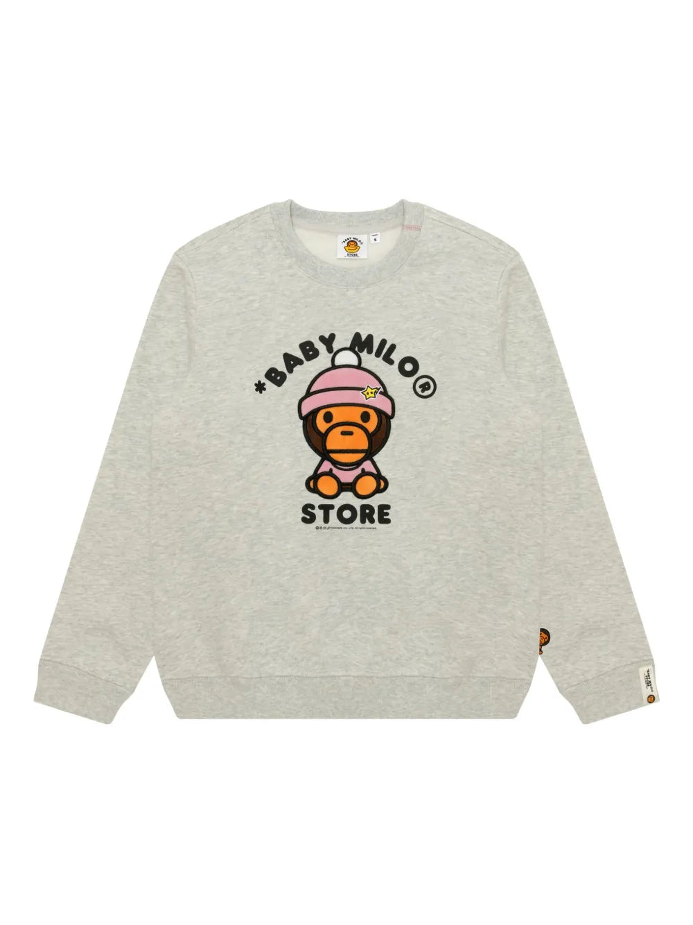 A BATHING APE®  embroidered long-sleeve sweatshirt