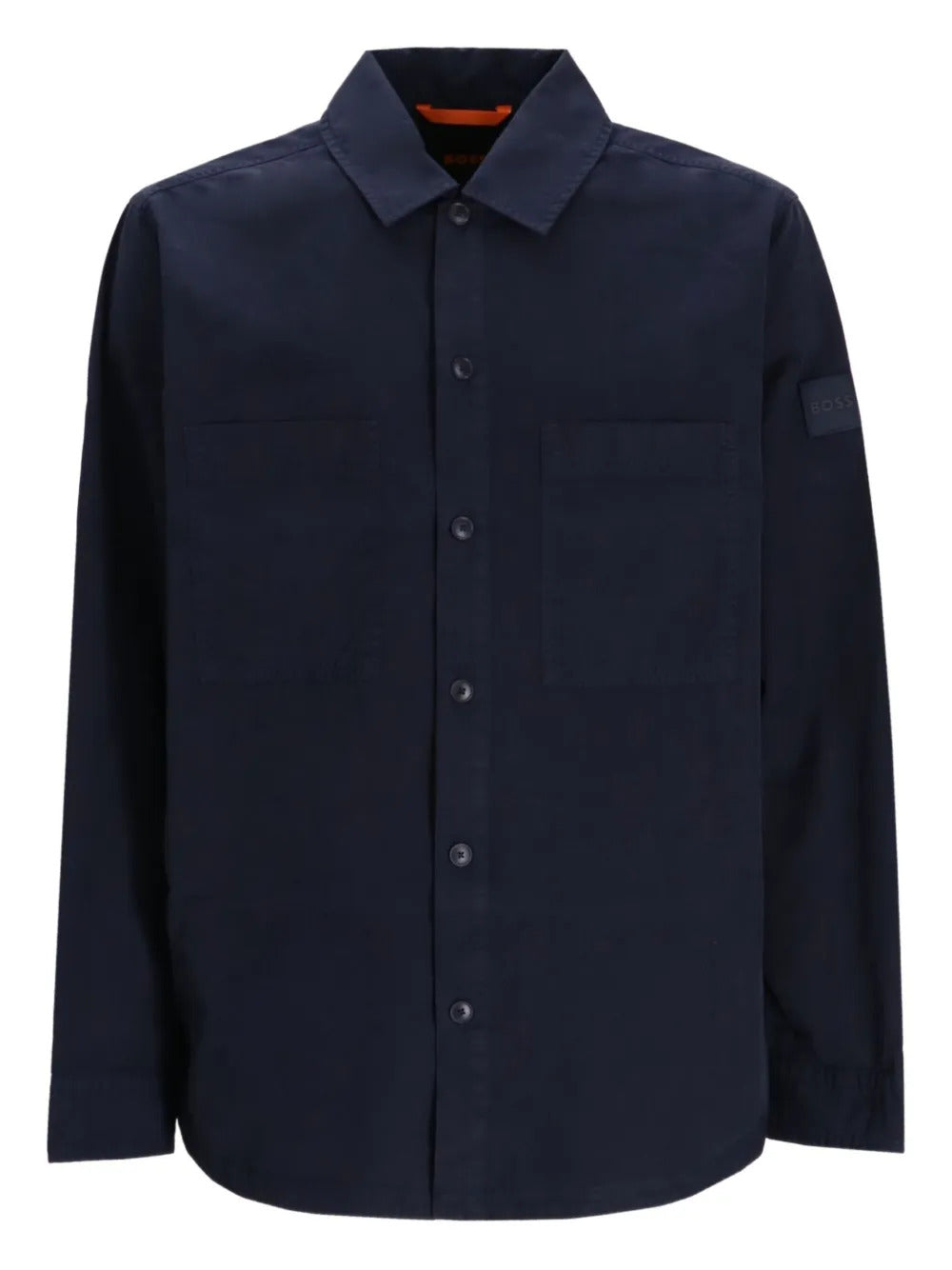 BOSS  patch-pocket cotton shirt