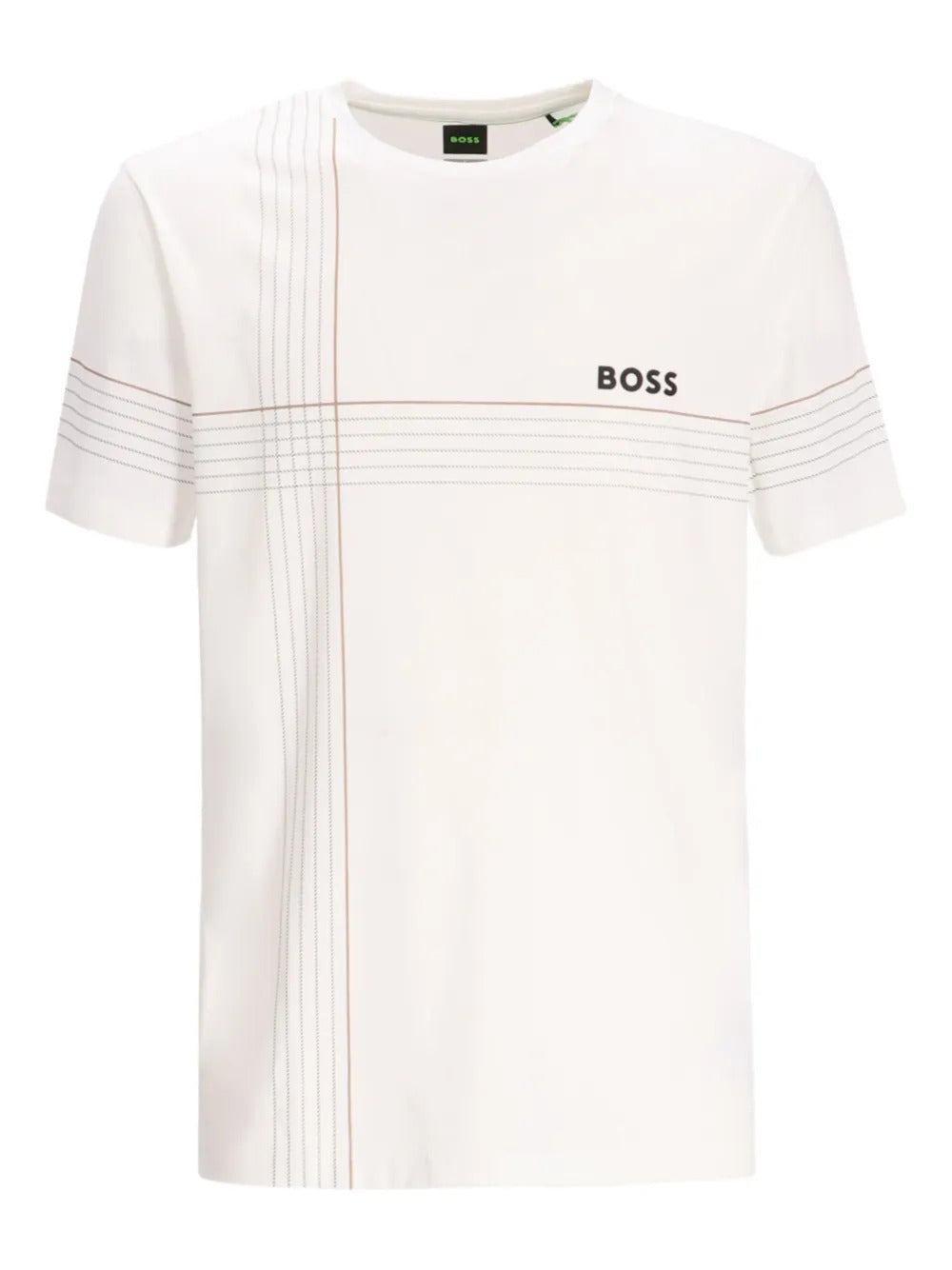 BOSS  stripe-detail T-shirt