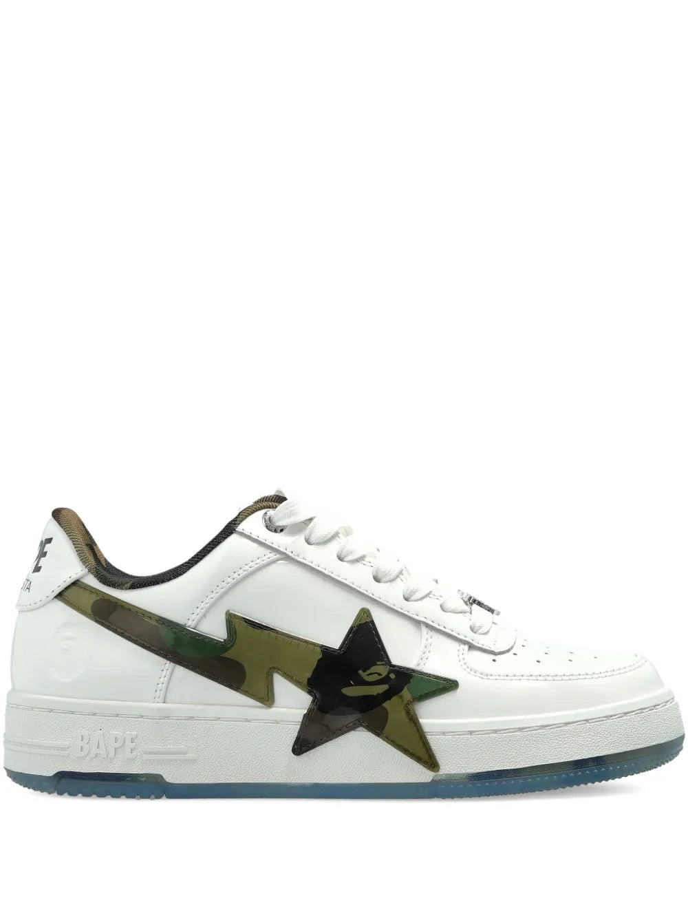 A BATHING APE®  camo-star sneakers