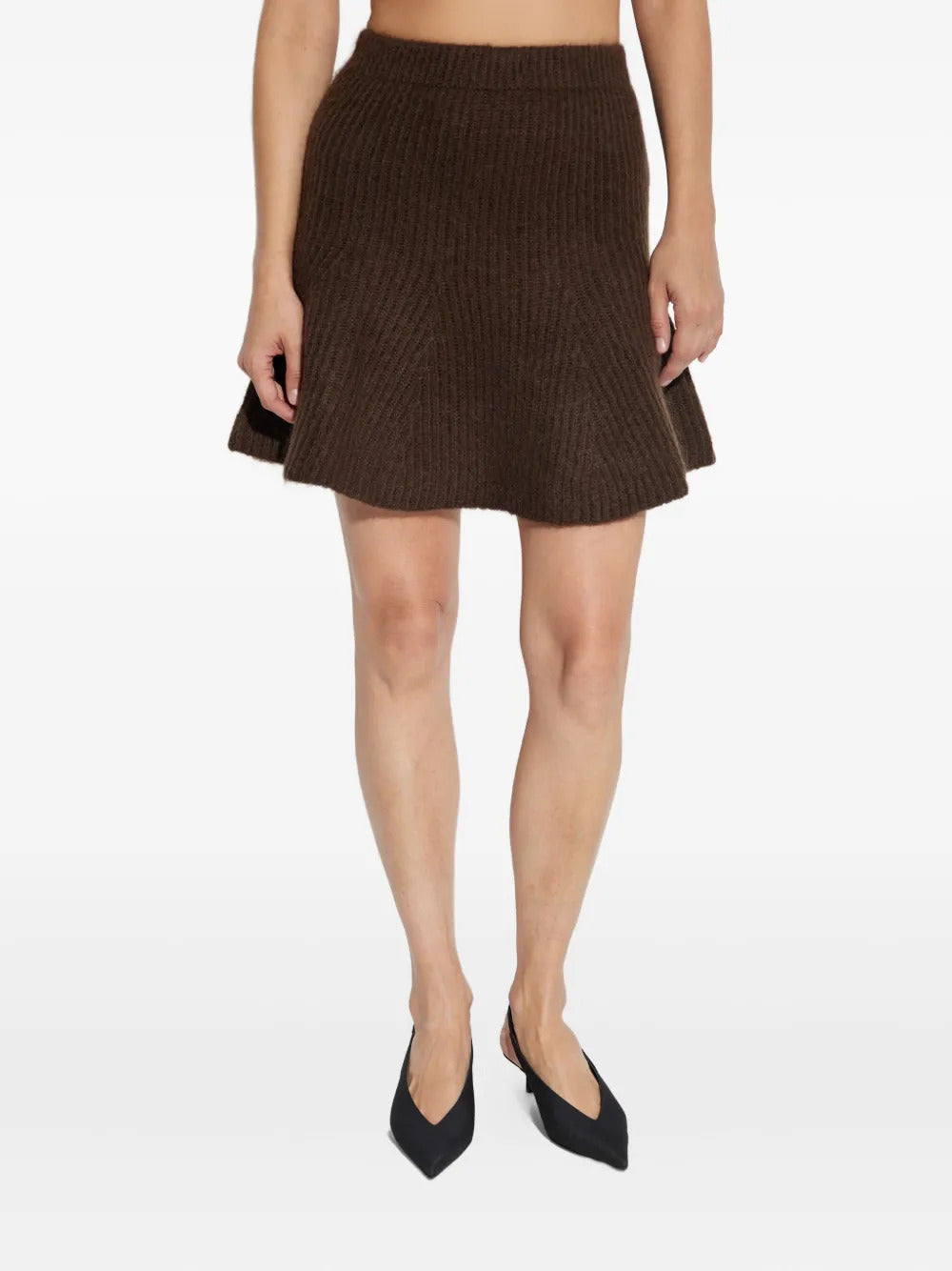 By Malene Birger  ribbed-knit mini skirt