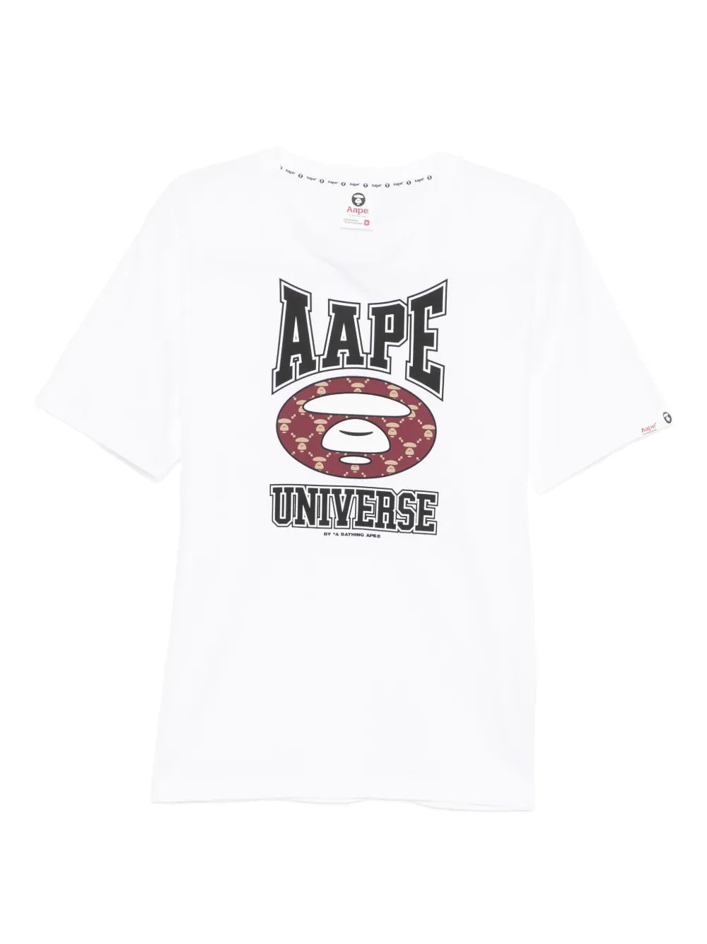 AAPE BY *A BATHING APE®  logo-print T-shirt