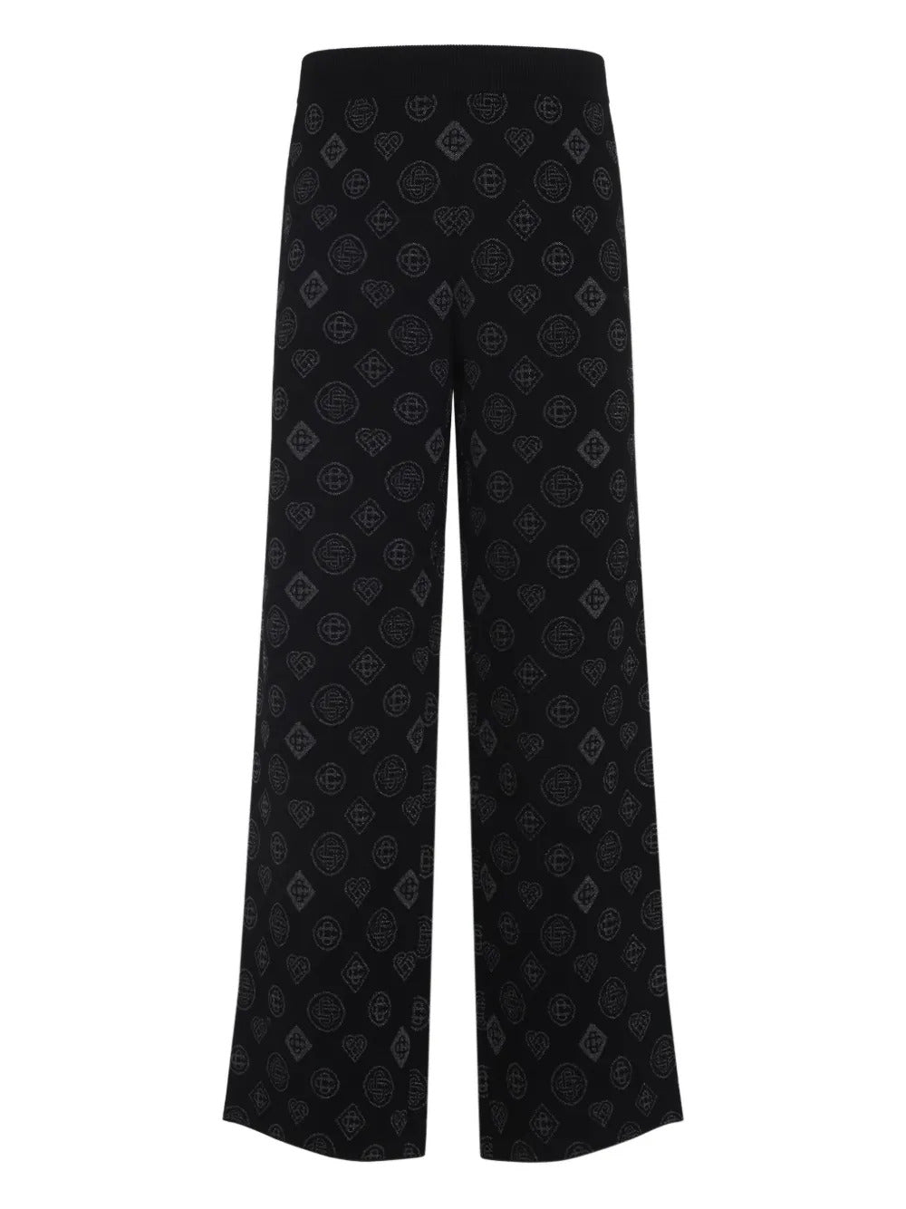Casablanca  logo-pattern knitted trousers