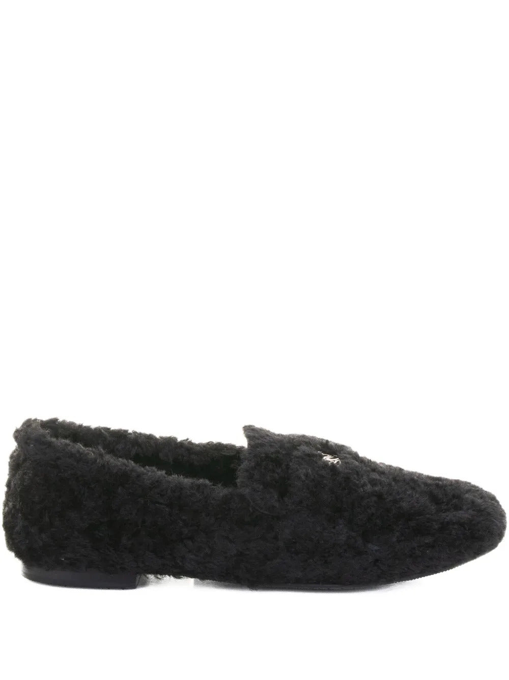 Casadei  shearling slip-on loafers