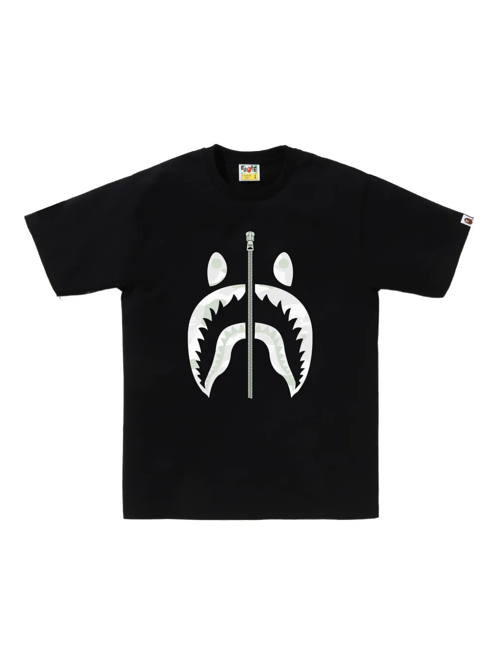 A BATHING APE®  shark-print T-shirt