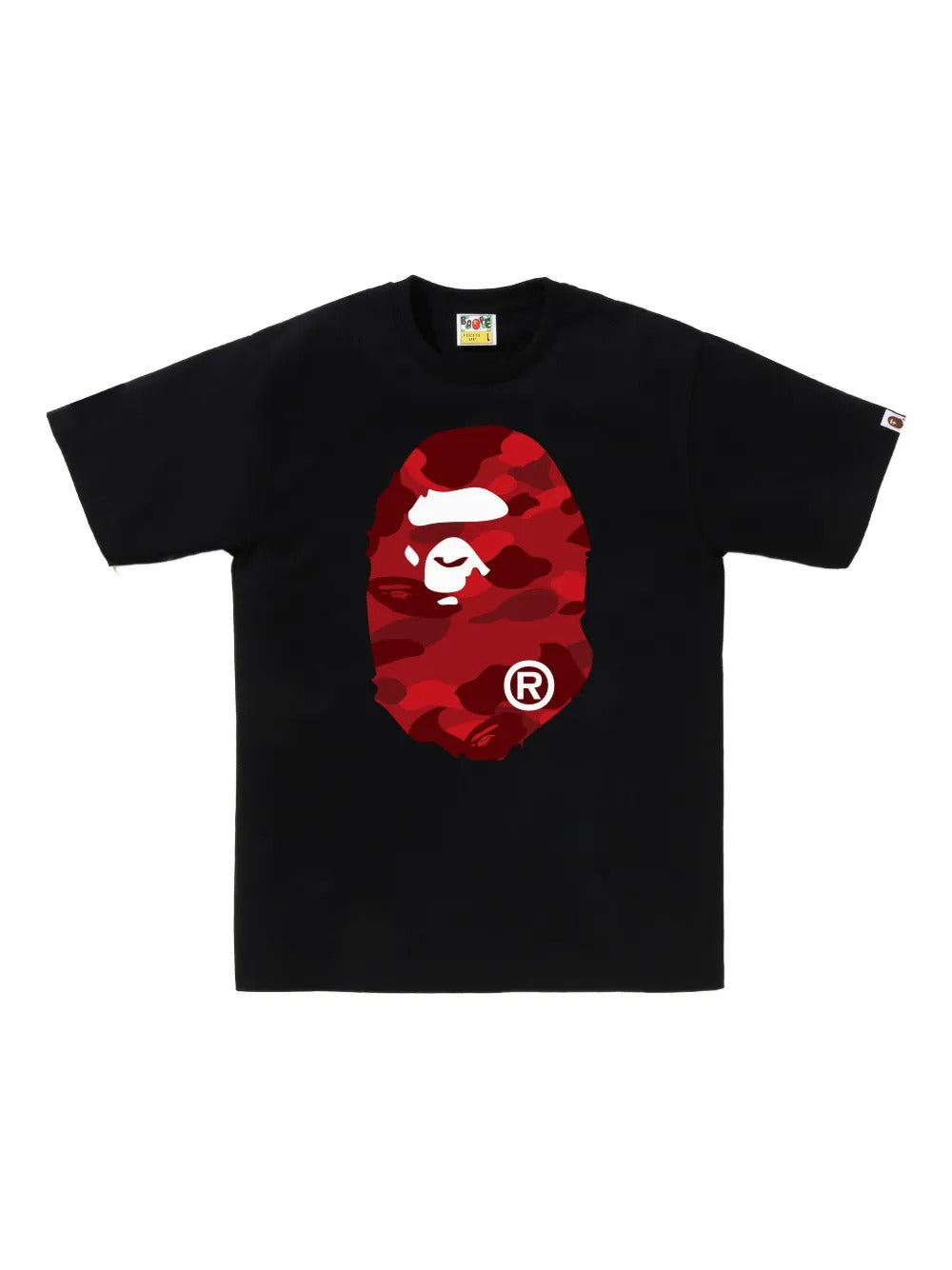A BATHING APE®  camo ape-head T-shirt