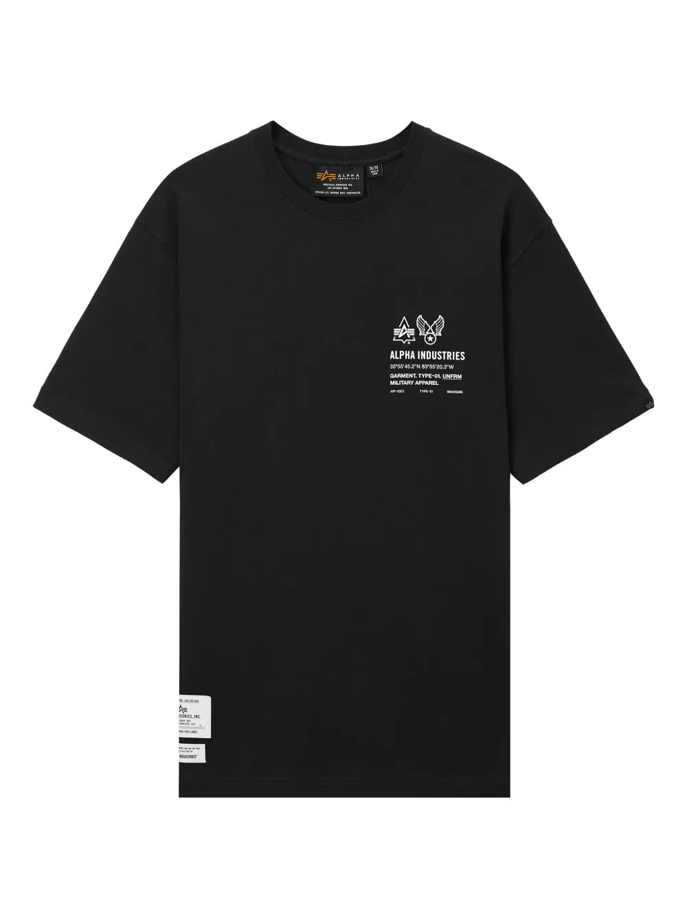 Alpha Industries  logo-print crew-neck T-shirt