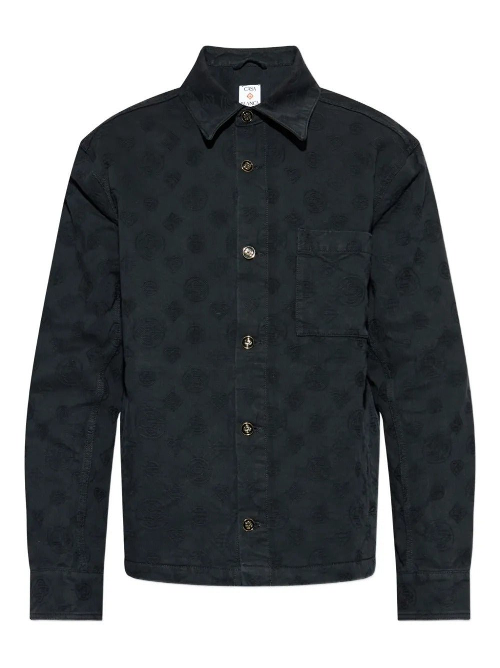 Casablanca  logo-embossed shirt