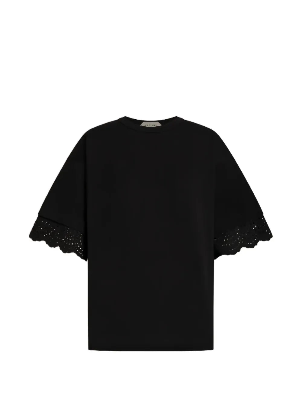 Alberta Ferretti  lace sleeve T-shirt