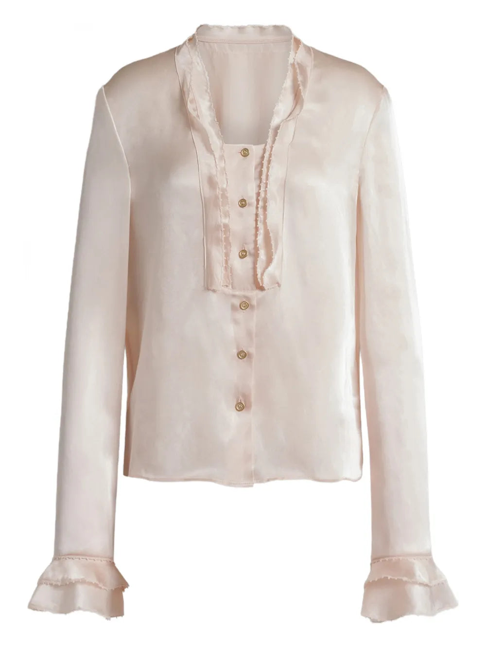 Alberta Ferretti  ruffled buttoned shirt
