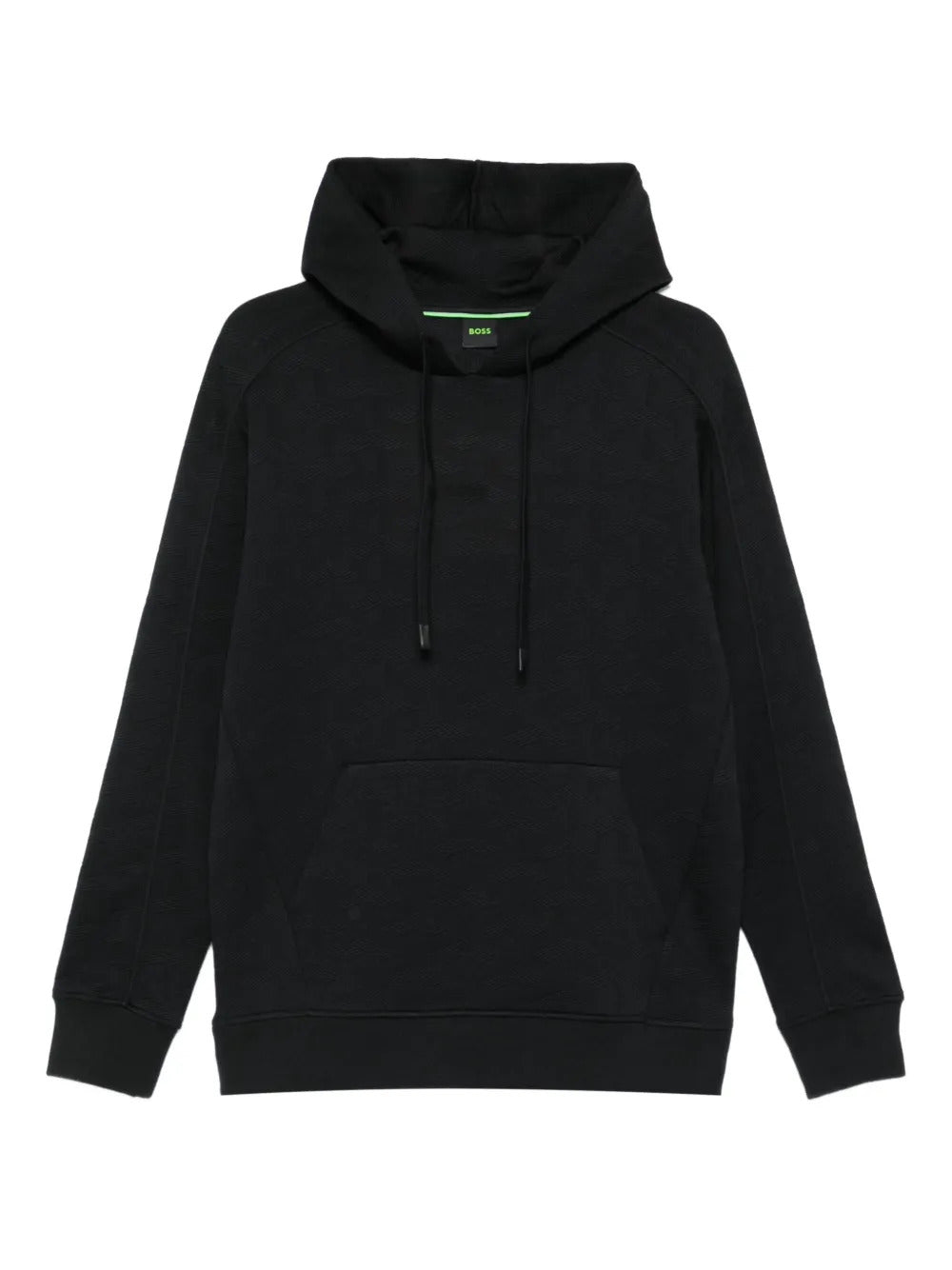 BOSS  patterned-jacquard hoodie