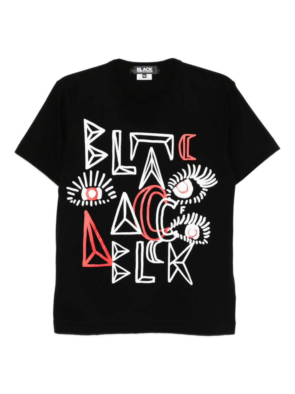 Black Comme Des Garçons  graphic-printed T-shirt
