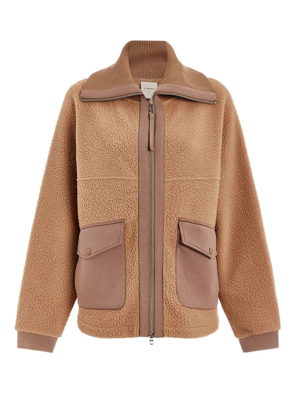 Varley patch-pocket fleece top