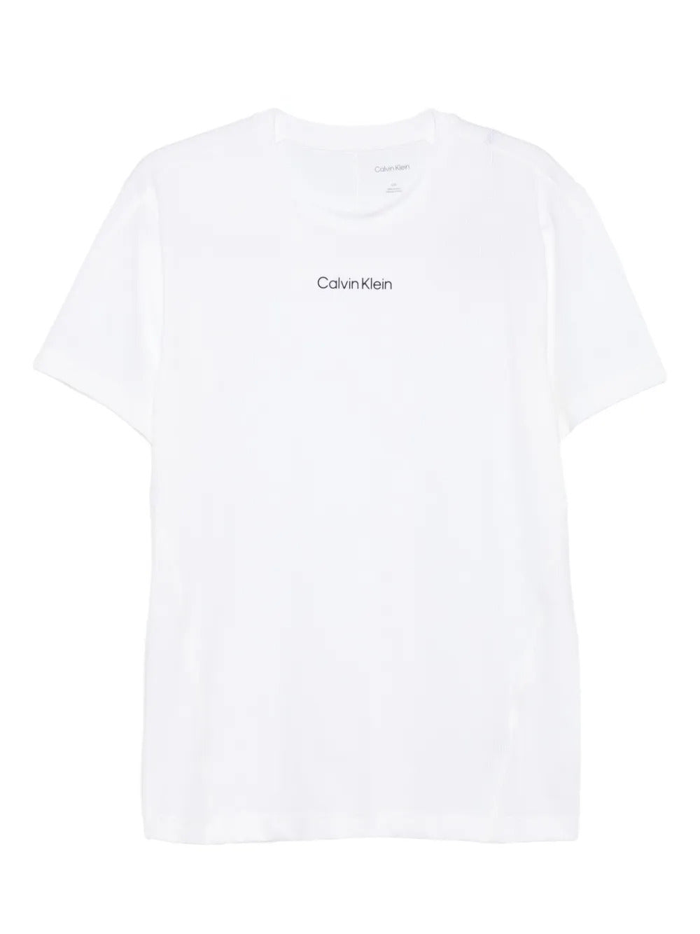 Calvin Klein  logo-detail ribbed t-shirt