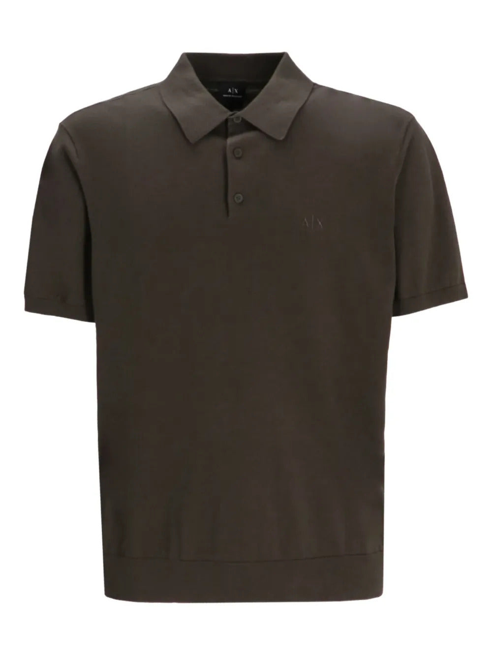Armani Exchange  logo-embroidered polo top