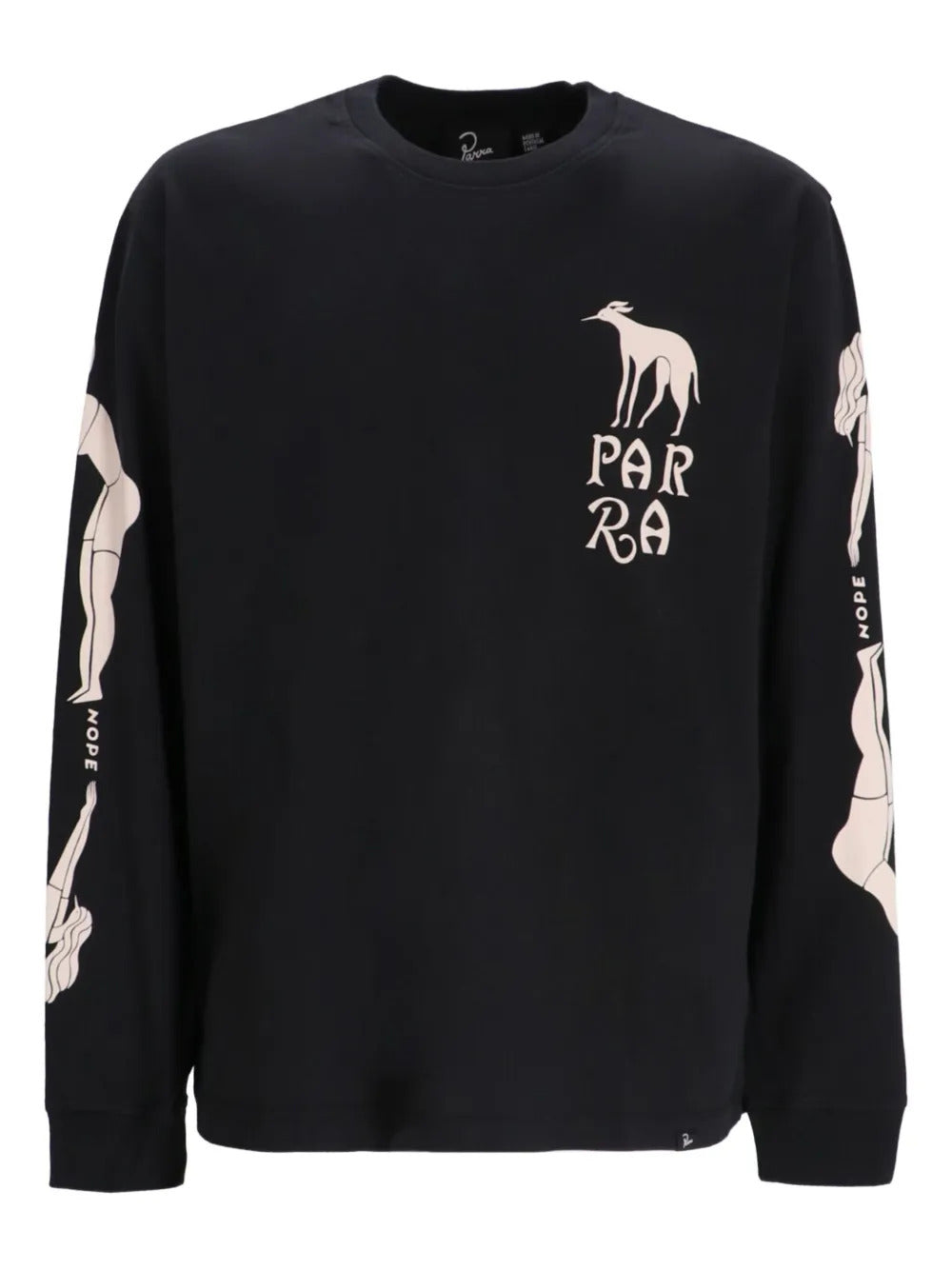 BY PARRA  long-sleeve graphic-print T-shirt