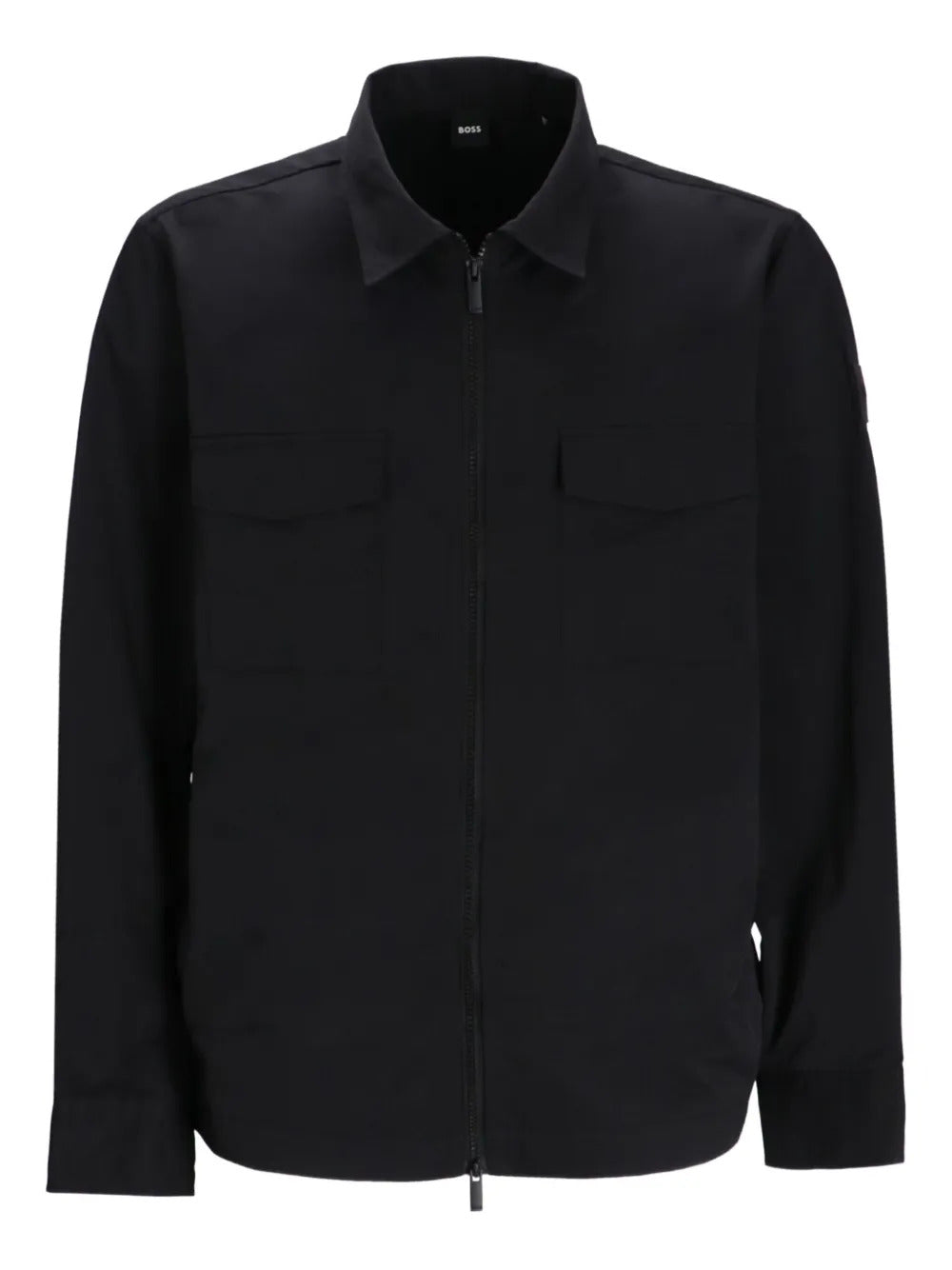 BOSS  zip-front pocket shirt