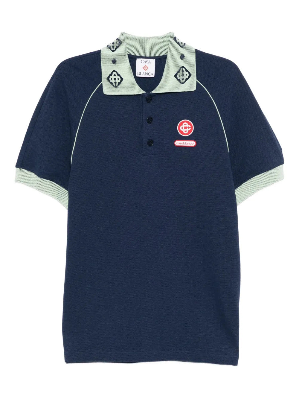 Casablanca  pique polo shirt