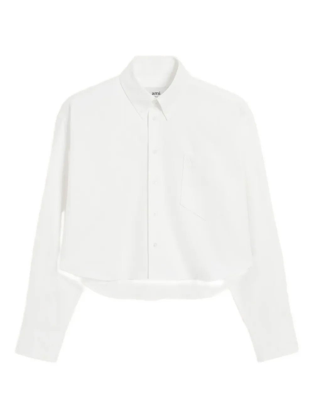 AMI Paris  Ami de Coeur cropped shirt