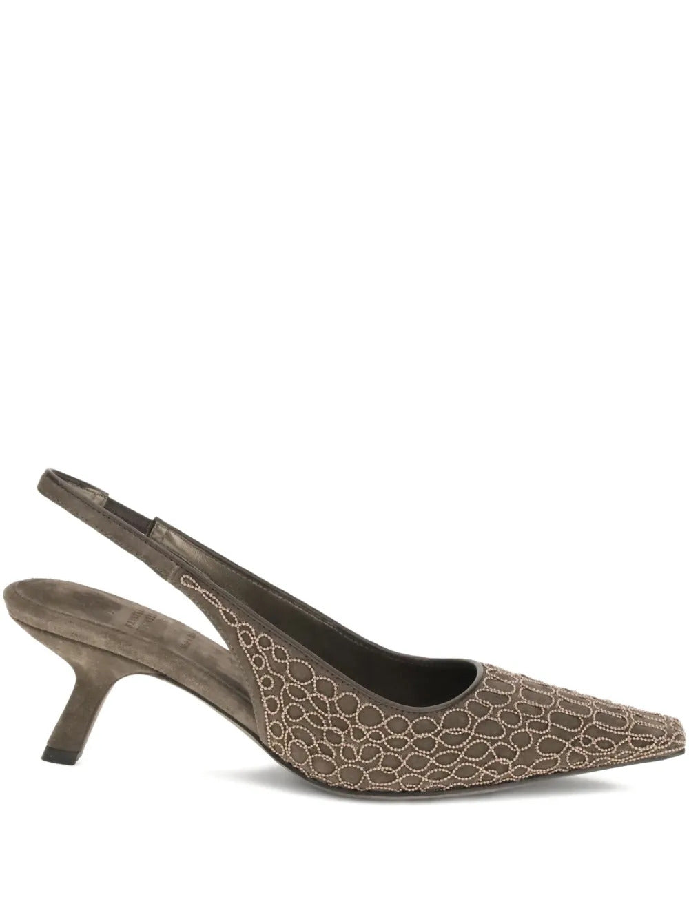 Brunello Cucinelli  The City slingback pumps