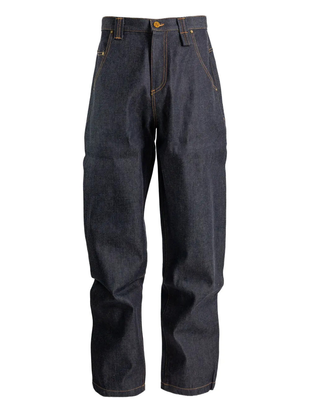Willy Chavarria  topstitched jeans