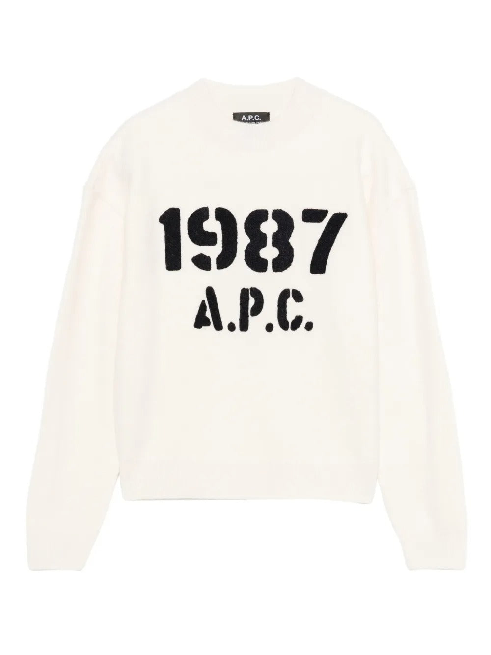 A.P.C.  1987 logo jumper