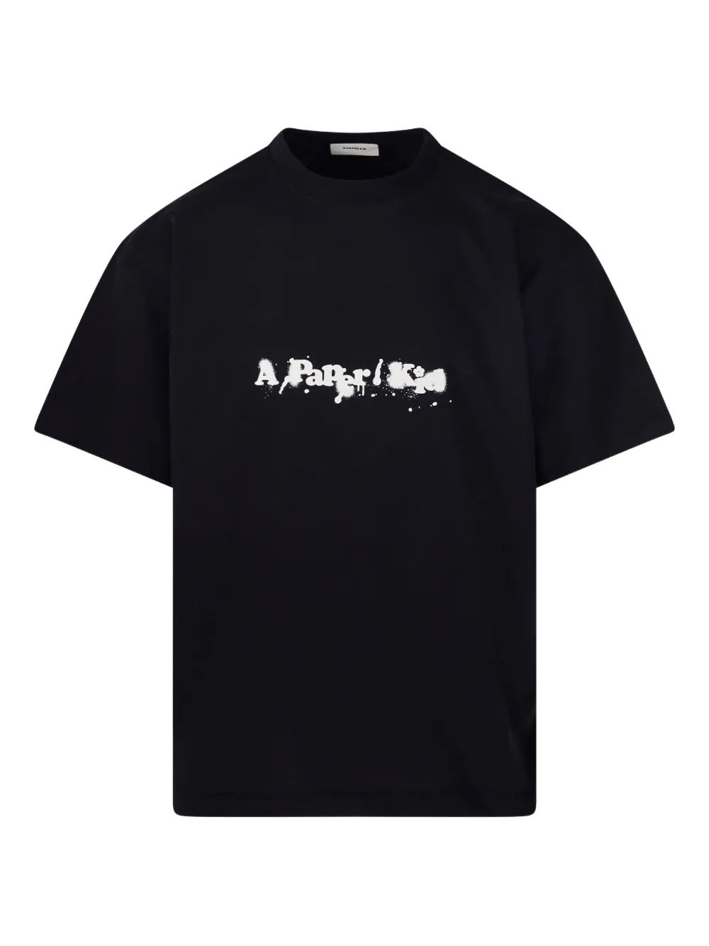A Paper Kid  paint-splatter logo T-shirt
