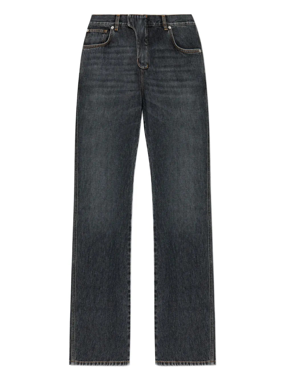 Balmain  logo-patch jeans