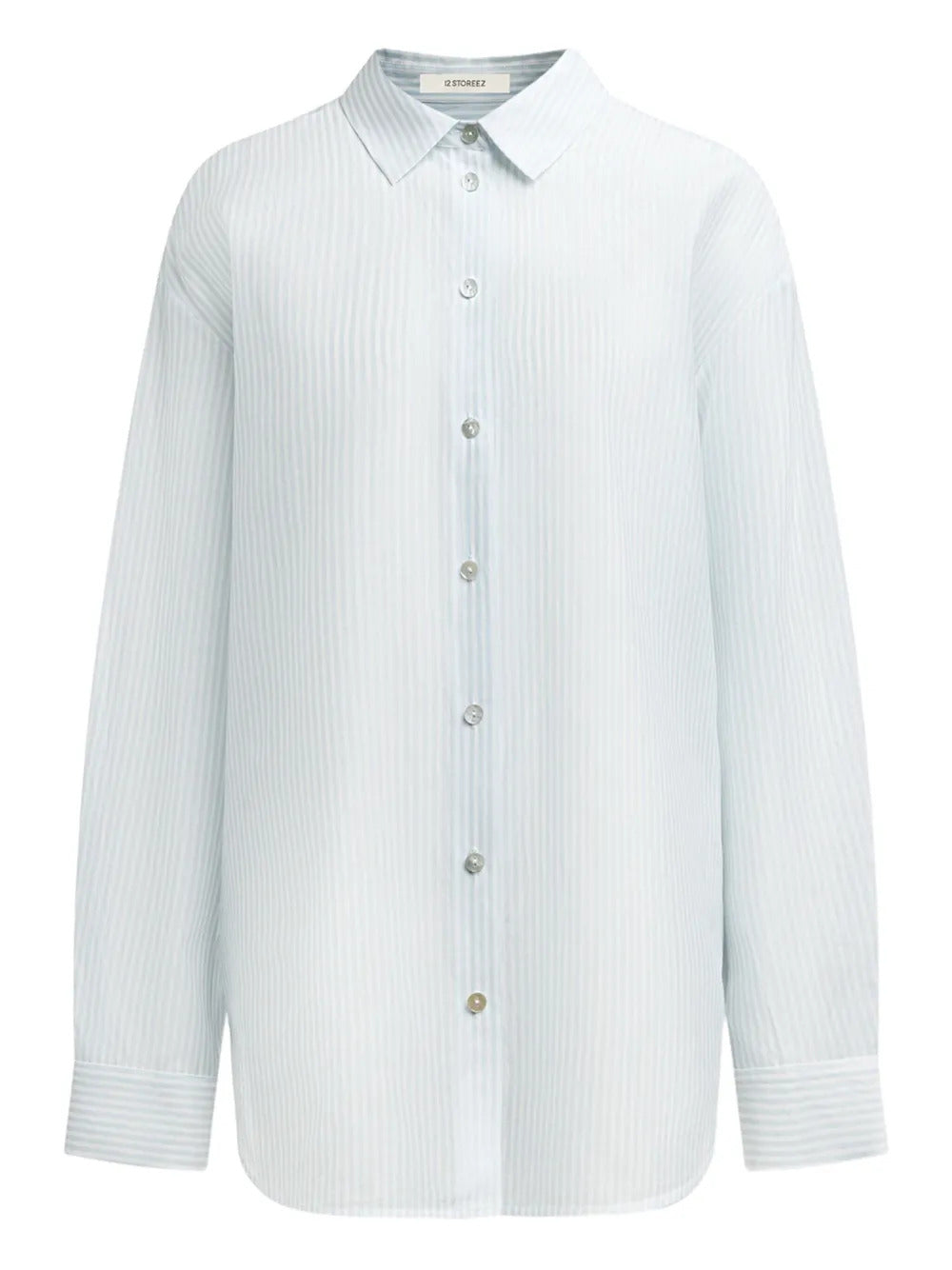 12 STOREEZ  striped cotton shirt