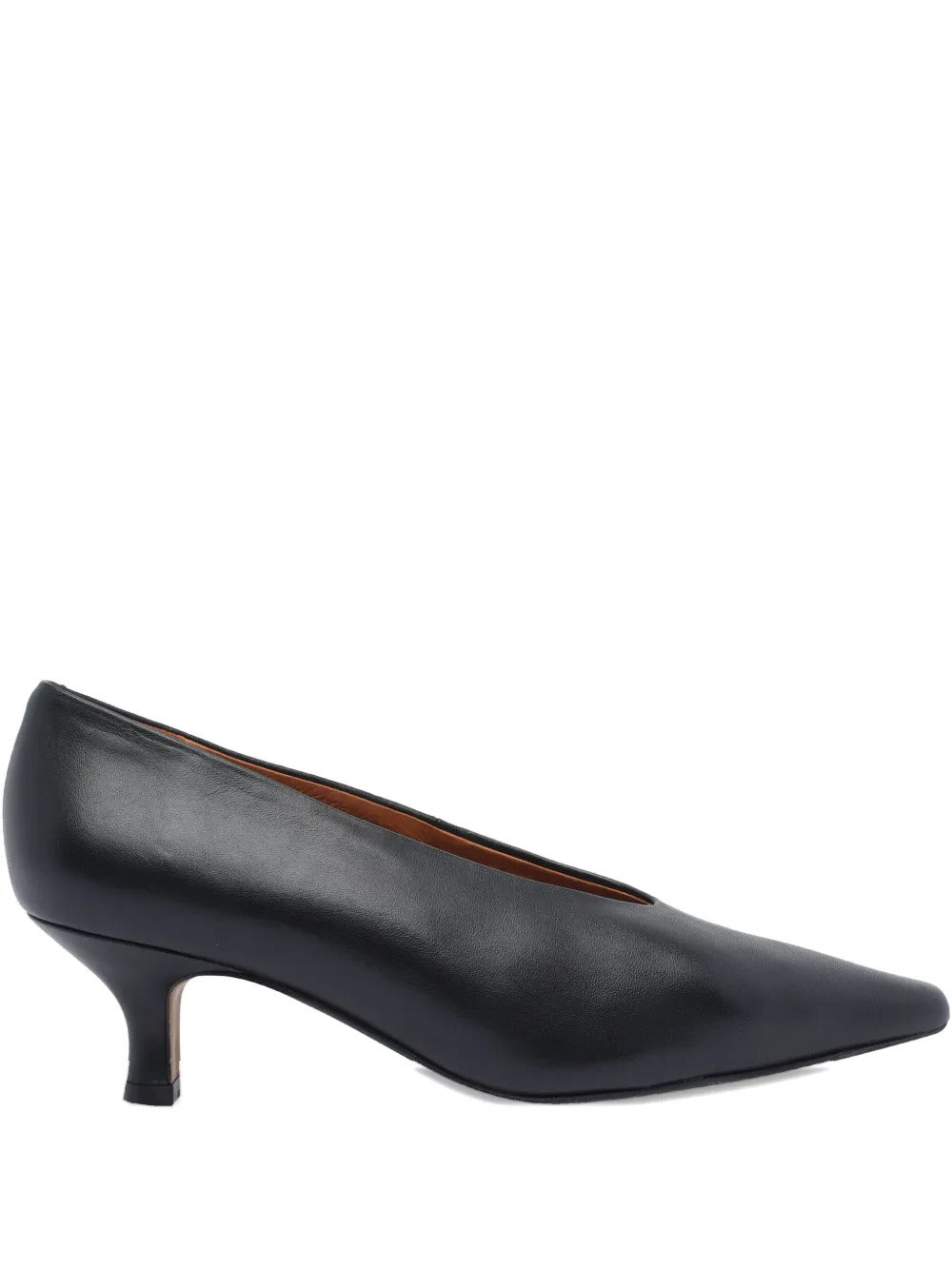 ANGEL ALARCON  55mm pointed-toe leather pumps