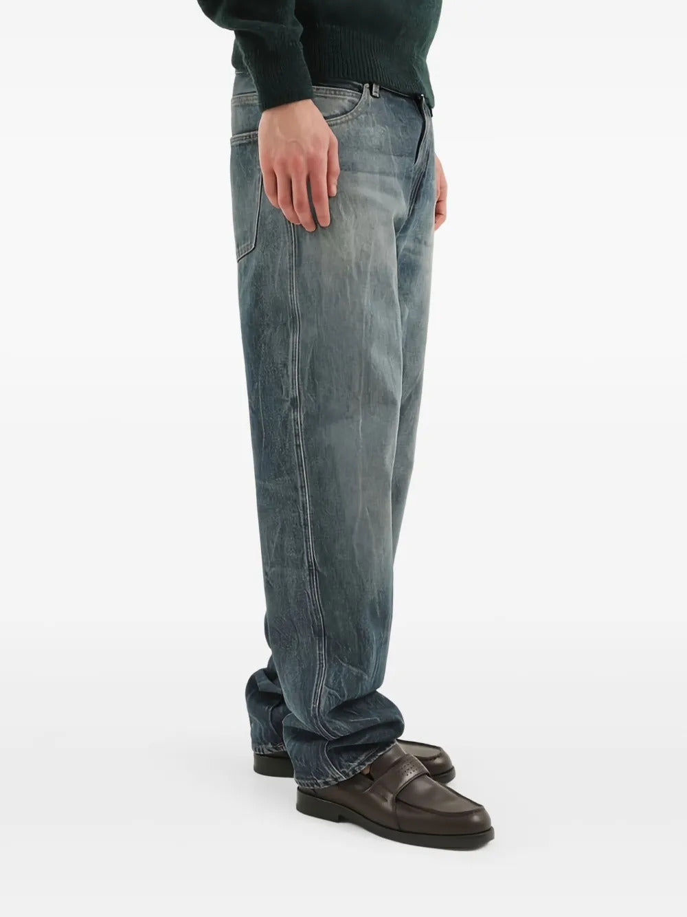 1989 STUDIO  whiskering-effect jeans