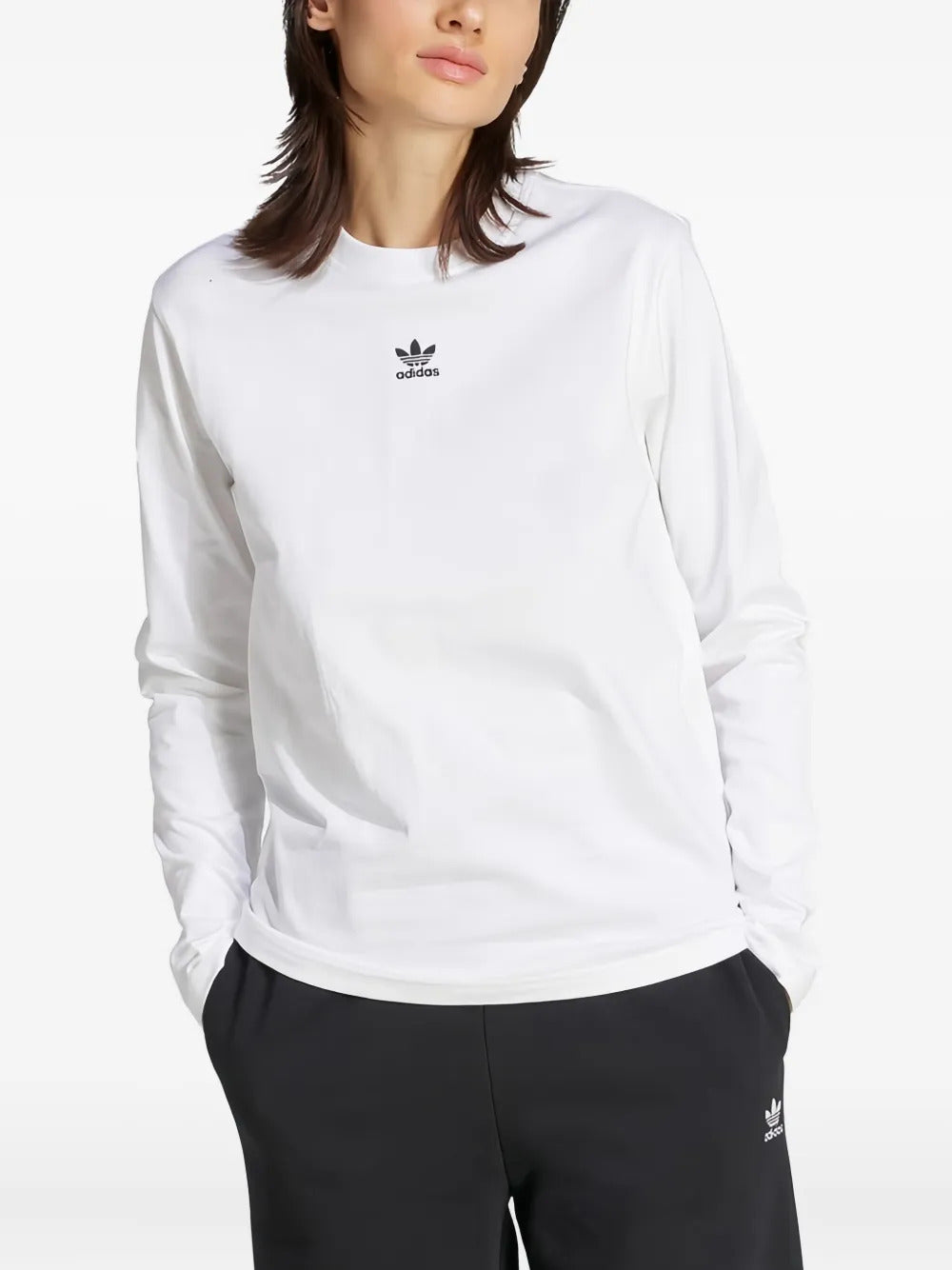 adidas  long-sleeve logo T-shirt