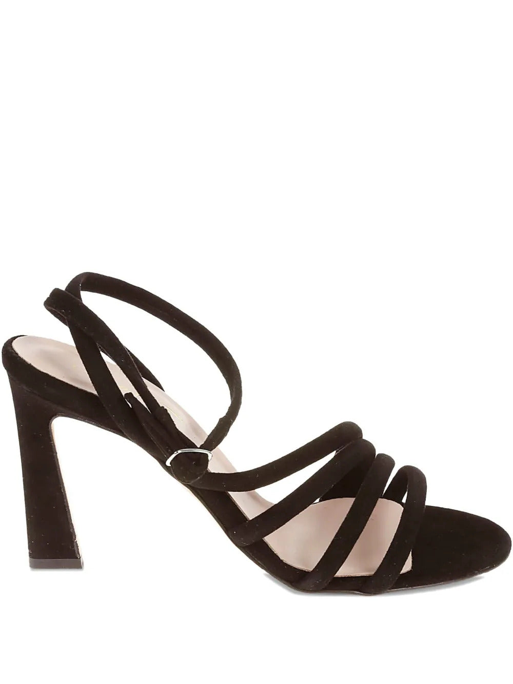 Anna F.  90mm ankle-strap suede sandals