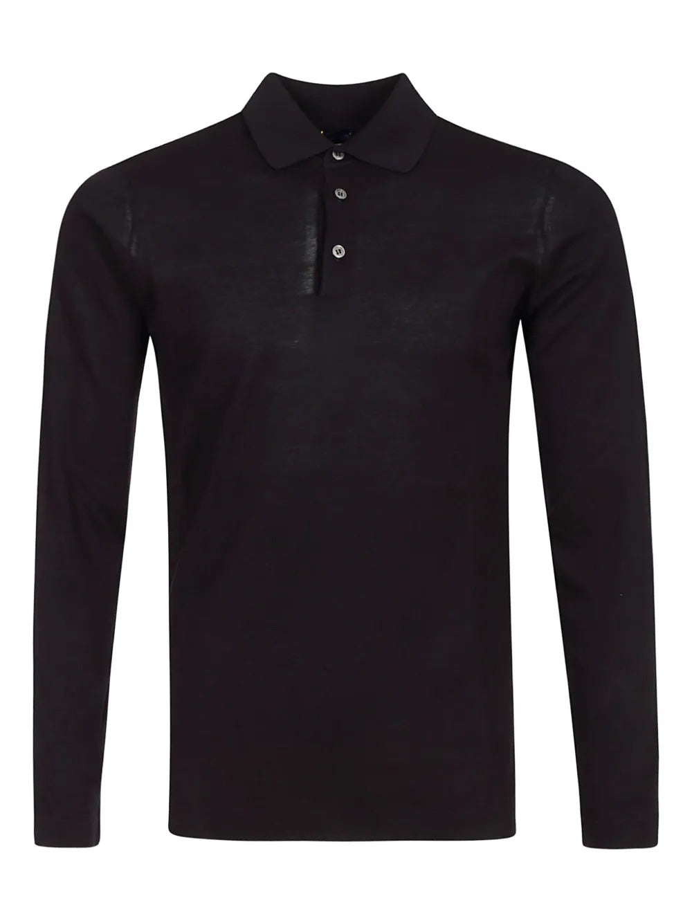 Alpha Industries  long-sleeve three-button polo shirt