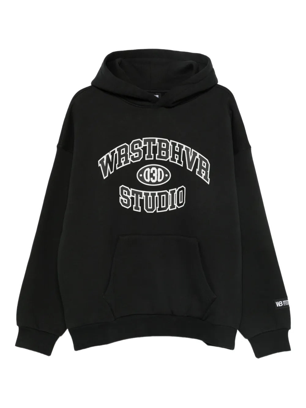 WRSTBHVR  logo-print hoodie